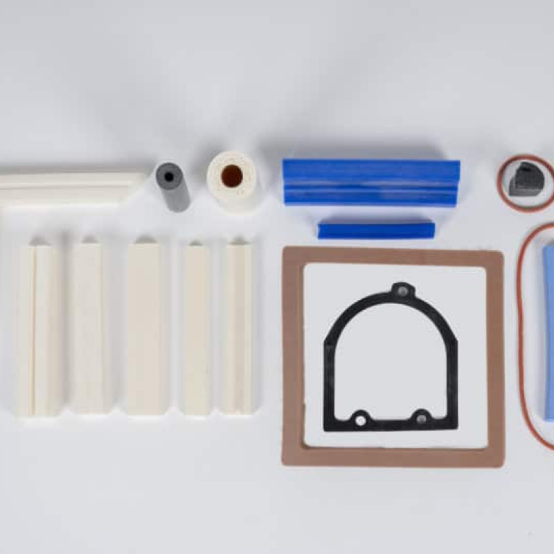 Silicone foam gaskets