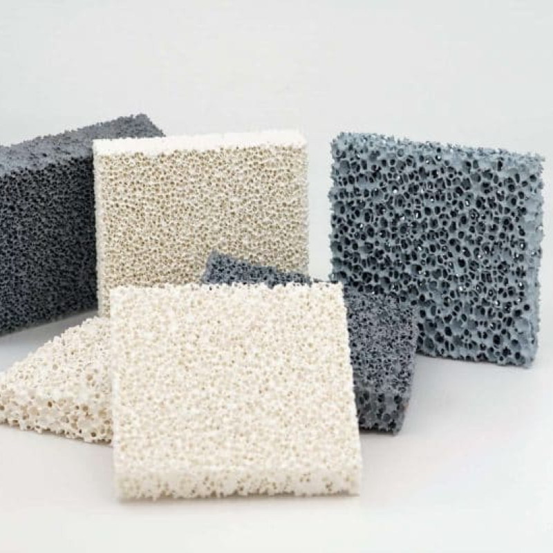 Ceramic foam filters
